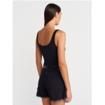 Black Ribbed Bodysuit - Image 3