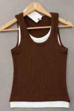 Brown Tank Top