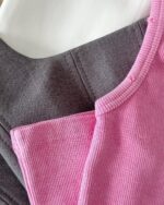 Pink Ribbed Tank Top - Image 2