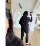 Black Jacket and Pants Set - Image 2