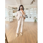Beige Jacket and Pants Set - Image 2