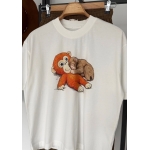 White T-Shirt Punch Print - Image 2