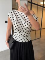 White Polka Dot Top - Image 3
