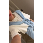 Light Blue and White Lounge Set - Image 3