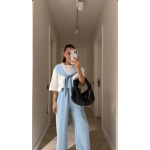 Light Blue and White Lounge Set - Image 2