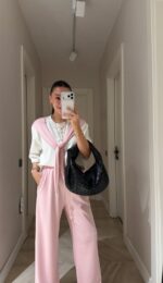 Pink and White Lounge Set - Image 2