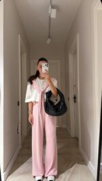 Pink and White Lounge Set