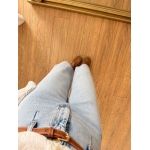 High Waist Light Blue Wide Leg Jeans - Image 2