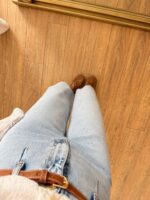 High Waist Light Blue Wide Leg Jeans - Image 2