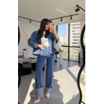 Women's Blue Denim Jacket and Jeans Set - Image 4