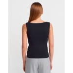 Black Sleeveless Tank Top - Image 3