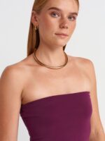 Purple Strapless Tube Top - Image 2