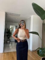 Sleeveless Cream Top - Image 2