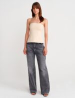Beige Strapless Tube Top - Image 3