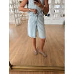 Light Wash Denim Tank and Shorts Set - Image 5