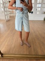Light Wash Denim Tank and Shorts Set - Image 5