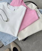 Pastel Colors Cotton T-Shirts - Image 3