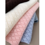 Diamond Pattern Zip Collar Knit Top ( 4 colors) - Image 6