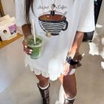 But First Coffee Graphic White T-Shirt