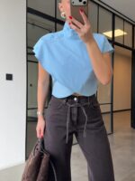 Blue Cropped Top - Image 2