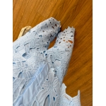 Light Blue Lace Pants Set - Image 2