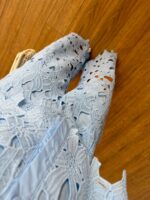 Light Blue Lace Pants Set - Image 2