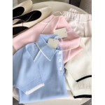Short Sleeve Knit Polo Shirt - Image 2