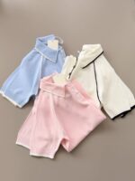 Short Sleeve Knit Polo Shirt