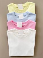 Pastel Colors Cotton T-Shirts