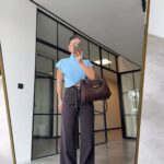 High Waist Wide Leg Black Jeans