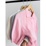Ribbed Knit Short Sleeve Top (Three Colors) - Image 5