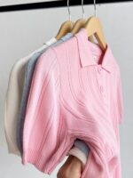 Ribbed Knit Short Sleeve Top (Three Colors) - Image 5