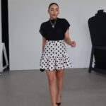 White Polka Dot Skirt