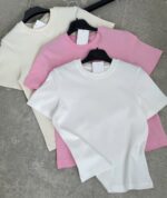 Pastel Colors Cotton T-Shirts - Image 4