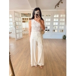 White One Shoulder Lace Top - Image 3