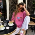 Pink Je T'aime Paris Dachshund T-Shirt