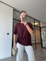 Burgundy Short Sleeve T-Shirt