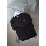 Black T-Shirt With Heart A Logo - Image 2