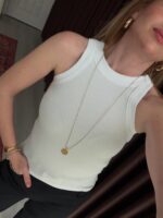 Ivory Lace Illusion Top (Multiple Colors) - Image 6