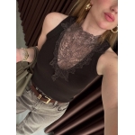 Ivory Lace Illusion Top (Multiple Colors) - Image 5