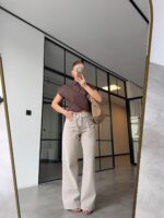 Brown Cropped Top
