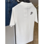 White Embroidered Polo Top - Image 4