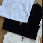 Ami Heart Logo Cotton Tank Top
