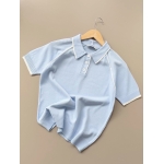Short Sleeve Knit Polo Shirt - Image 3