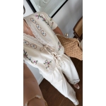 Cream Embroidered Two Piece Set - Image 2