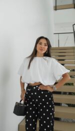 White Crop Top - Image 2