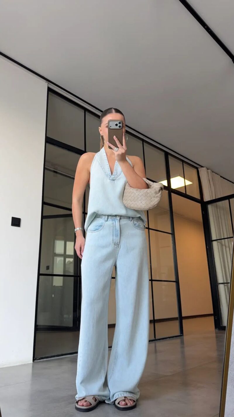 Light Wash Denim Set