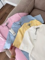 COS Organic Cotton T-Shirts Assorted Colors - Image 2