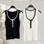 Ribbed Contrast Trim Tank Top (2 Colors)