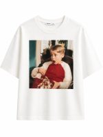 White Graphic Home Alone T-Shirt - Image 2
